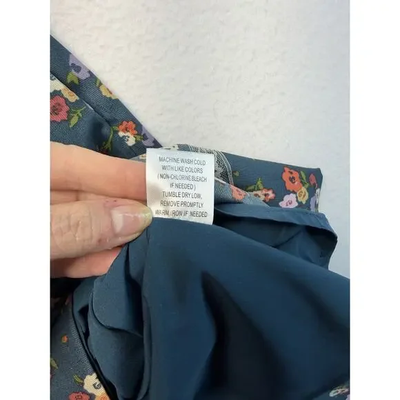 Sweet Salt Cottagecore Prairie Floral Midi Dress Boho Romantic Pockets Women 14 - Picture 9 of 16